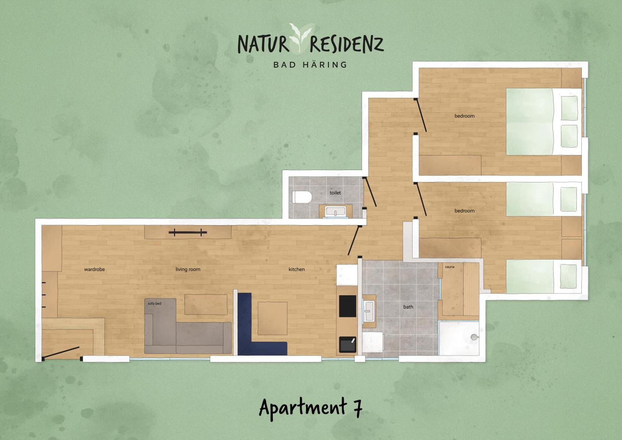 Natur Residenz Bad Häring Buitenkant foto